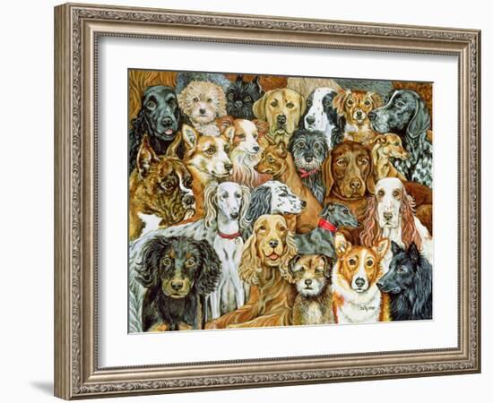 Dog Spread, 1989-Ditz-Framed Giclee Print