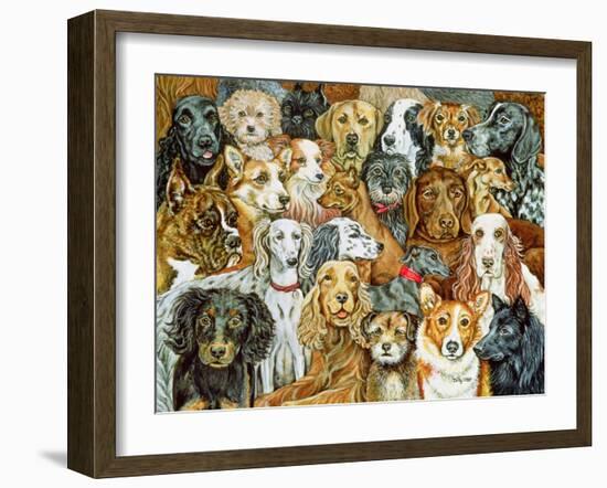 Dog Spread, 1989-Ditz-Framed Giclee Print