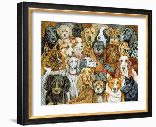 Dog Spread, 1989-Ditz-Framed Giclee Print