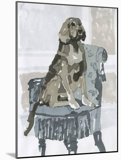 Dog Study V-Stellar Design Studio-Mounted Art Print