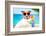 Dog Summer Vacation-Javier Brosch-Framed Photographic Print