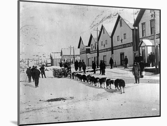 Dog Team (Dawson, Alaska)-Joe Smith-Mounted Photographic Print