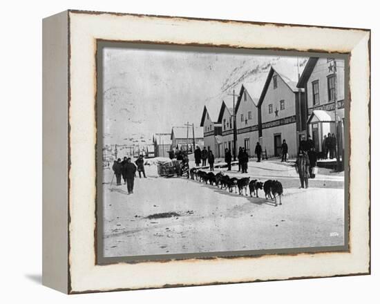 Dog Team (Dawson, Alaska)-Joe Smith-Framed Premier Image Canvas