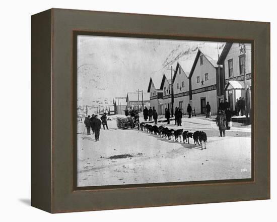 Dog Team (Dawson, Alaska)-Joe Smith-Framed Premier Image Canvas