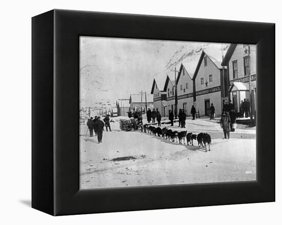 Dog Team (Dawson, Alaska)-Joe Smith-Framed Premier Image Canvas