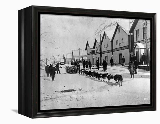 Dog Team (Dawson, Alaska)-Joe Smith-Framed Premier Image Canvas