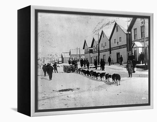 Dog Team (Dawson, Alaska)-Joe Smith-Framed Premier Image Canvas