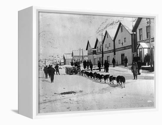 Dog Team (Dawson, Alaska)-Joe Smith-Framed Premier Image Canvas