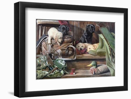 Dog Tired 2-Kevin Daniel-Framed Art Print