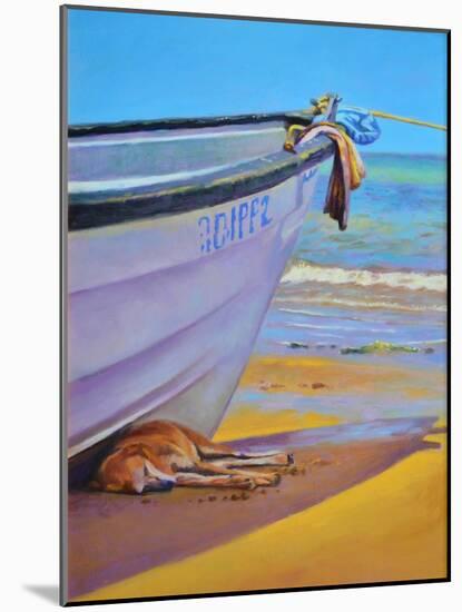 Dog-Tired oil on board-Colin Bootman-Mounted Giclee Print