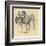 Dog Trained to Fetch His Master's Hat-Cecil Aldin-Framed Art Print