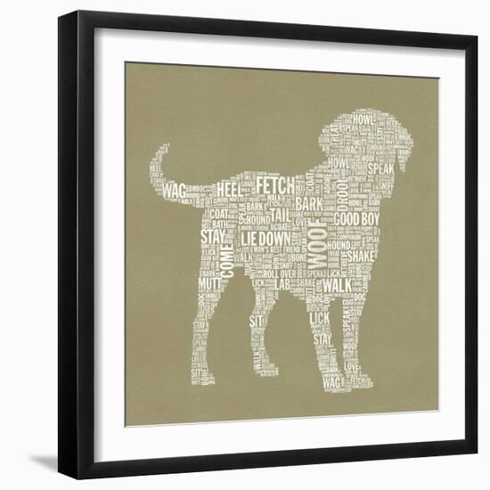 Dog Type 1A-Stella Bradley-Framed Premium Giclee Print