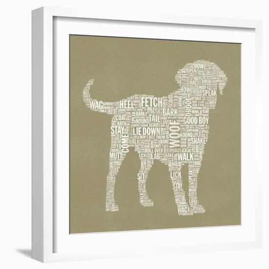 Dog Type 1A-Stella Bradley-Framed Premium Giclee Print