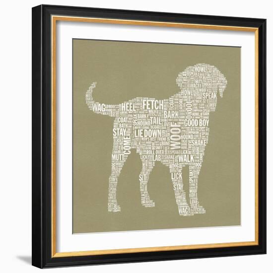 Dog Type 1A-Stella Bradley-Framed Premium Giclee Print