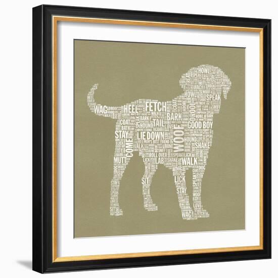 Dog Type 1A-Stella Bradley-Framed Giclee Print