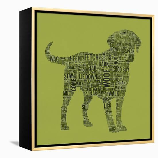 Dog Type 1D-Stella Bradley-Framed Premier Image Canvas