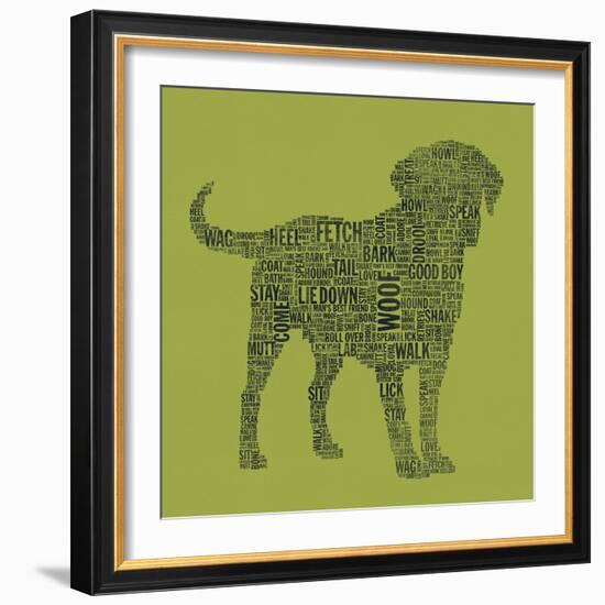 Dog Type 1D-Stella Bradley-Framed Giclee Print