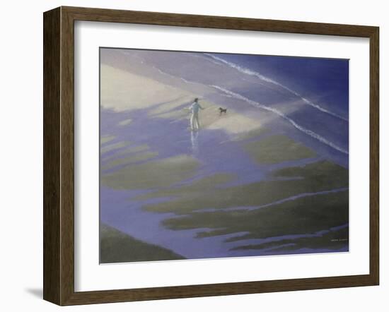 Dog Walk, 1985-Lincoln Seligman-Framed Giclee Print