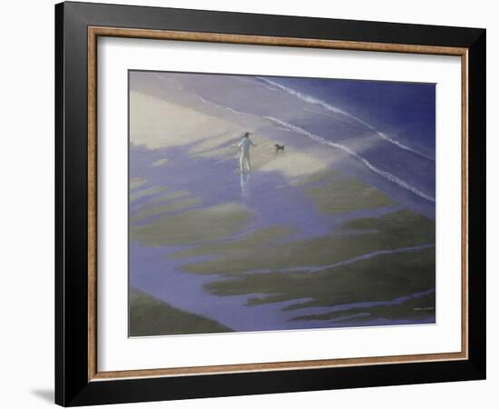 Dog Walk, 1985-Lincoln Seligman-Framed Giclee Print