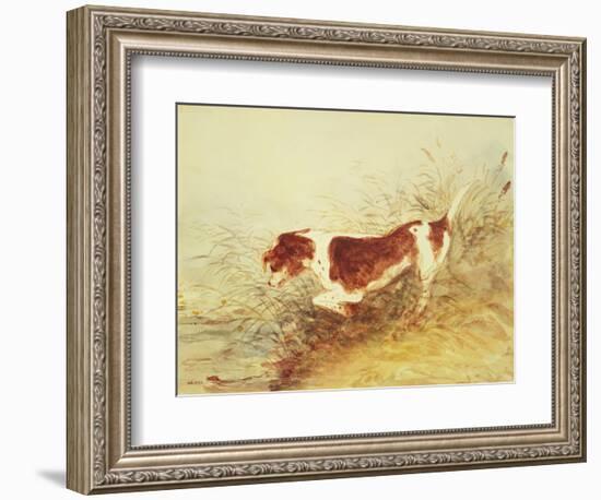 Dog Watching a Rat in the Water at Dedham-John Constable-Framed Giclee Print