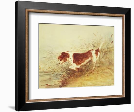 Dog Watching a Rat in the Water at Dedham-John Constable-Framed Giclee Print