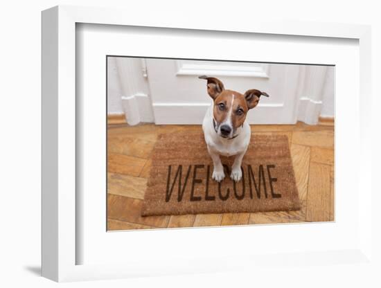 Dog Welcome Home-Javier Brosch-Framed Photographic Print