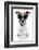 Dog with Funny Shades-Javier Brosch-Framed Photographic Print