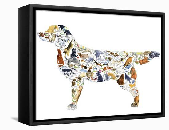 Dog-Louise Tate-Framed Premier Image Canvas