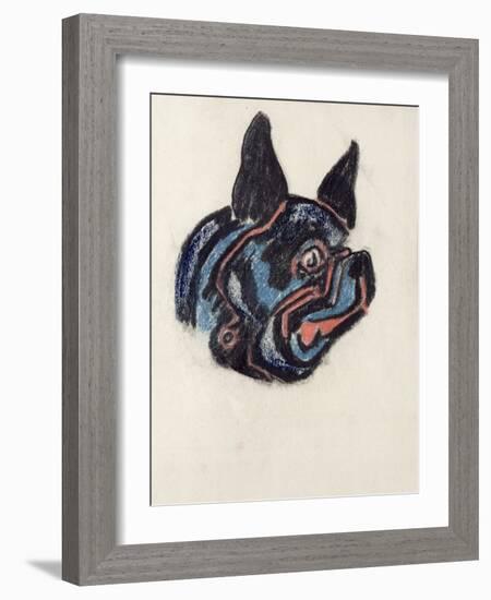 Dog-Henri Gaudier-brzeska-Framed Giclee Print