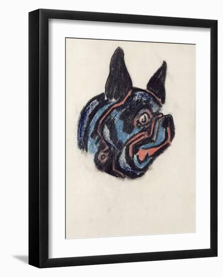 Dog-Henri Gaudier-brzeska-Framed Giclee Print