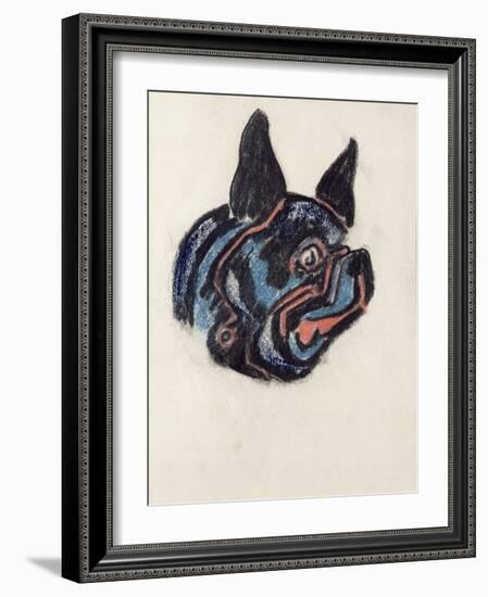 Dog-Henri Gaudier-brzeska-Framed Giclee Print