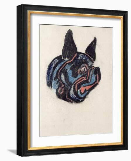 Dog-Henri Gaudier-brzeska-Framed Giclee Print