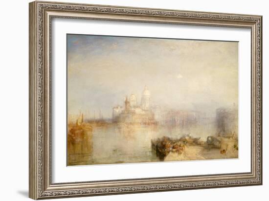 Dogana and Santa Maria Della Salute, Venice, 1843-Joseph Mallord William Turner-Framed Art Print