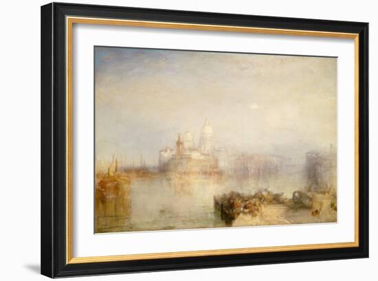 Dogana and Santa Maria Della Salute, Venice, 1843-Joseph Mallord William Turner-Framed Art Print