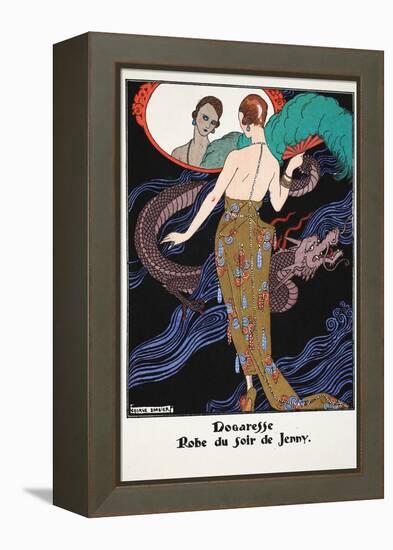 Dogaresse - Evening Gown by Jenny, 1919-21-Georges Barbier-Framed Premier Image Canvas