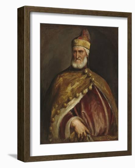 Doge Andrea Gritti, 1546-8-Titian-Framed Giclee Print