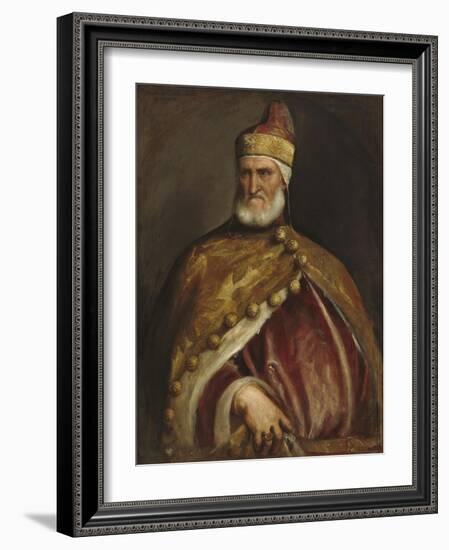 Doge Andrea Gritti, 1546-8-Titian-Framed Giclee Print