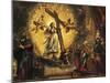 Doge Antonio Grimani Kneeling before Faith and St Mark-Titian (Tiziano Vecelli)-Mounted Giclee Print