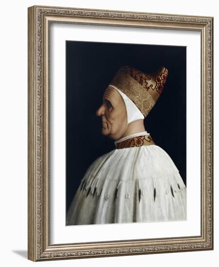 Doge Giovanni Mocenigo-Gentile Bellini-Framed Giclee Print