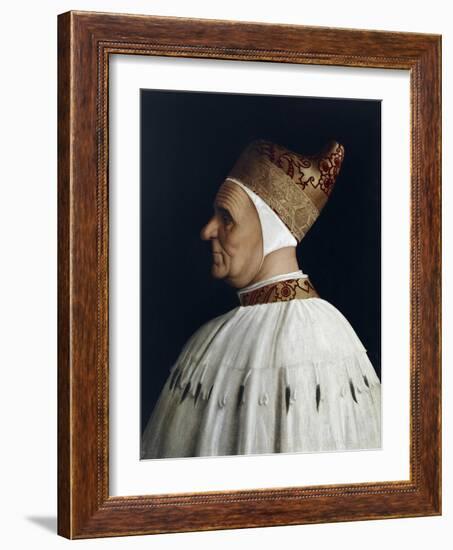 Doge Giovanni Mocenigo-Gentile Bellini-Framed Giclee Print