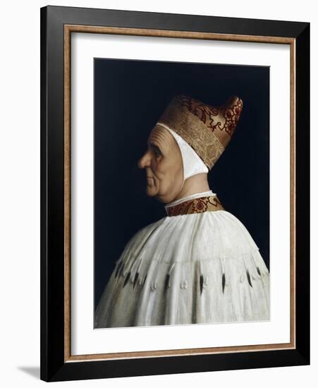 Doge Giovanni Mocenigo-Gentile Bellini-Framed Giclee Print