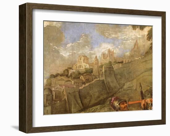 Doge Pietro Mocenigo Conquers Smirne in 1471-Paolo Veronese-Framed Giclee Print