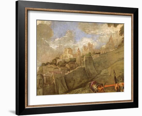 Doge Pietro Mocenigo Conquers Smirne in 1471-Paolo Veronese-Framed Giclee Print