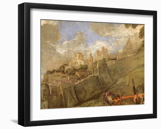 Doge Pietro Mocenigo Conquers Smirne in 1471-Paolo Veronese-Framed Giclee Print