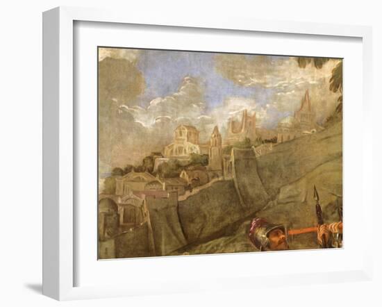 Doge Pietro Mocenigo Conquers Smirne in 1471-Paolo Veronese-Framed Giclee Print