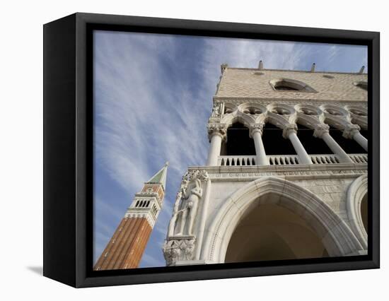 Doge's Palace and Campanile-Tom Grill-Framed Premier Image Canvas