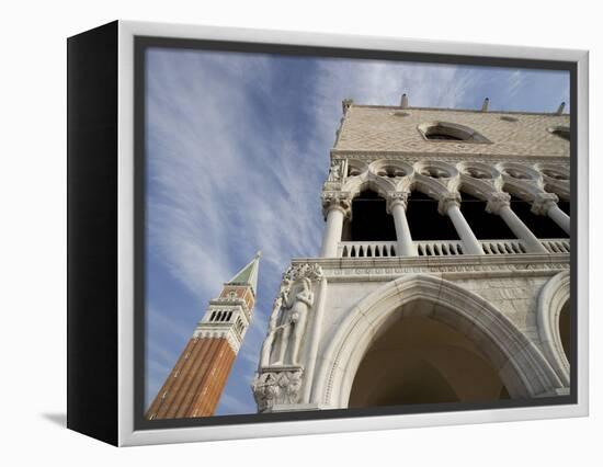 Doge's Palace and Campanile-Tom Grill-Framed Premier Image Canvas