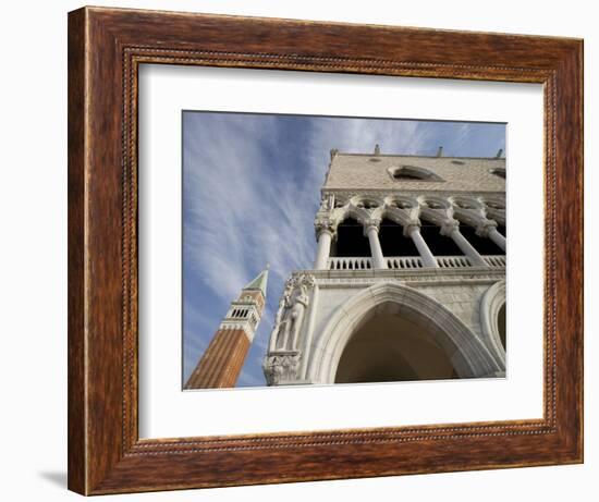 Doge's Palace and Campanile-Tom Grill-Framed Photographic Print