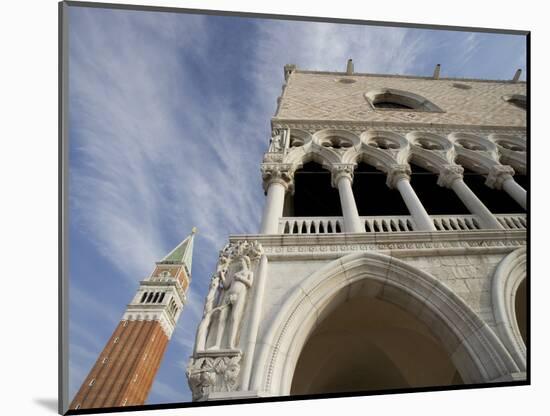 Doge's Palace and Campanile-Tom Grill-Mounted Photographic Print