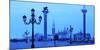 Doge's Palace and Piazzetta against San Giorgio Maggiore in early morning light, Venice, UNESCO Wor-Hans-Peter Merten-Mounted Photographic Print